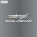 Airbus A350-1000 Starlux Airlines B-58553 Airsorayama Silver; Luxurious packaging 57045