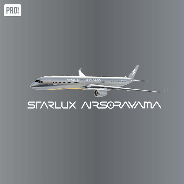 Airbus A350-1000 Starlux Airlines B-58553 Airsorayama Silver 57046