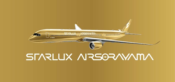 Airbus A350-1000 Starlux Airlines B-58554 Airsorayama Golden; Luxurious packaging 57047 ULTIMATE
