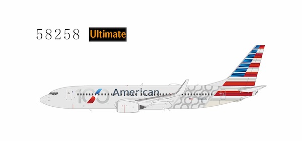 Boeing 737-800/w American Airlines N840NN 100th Anniversary; Luxurious packaging 58258 ULTIMATE