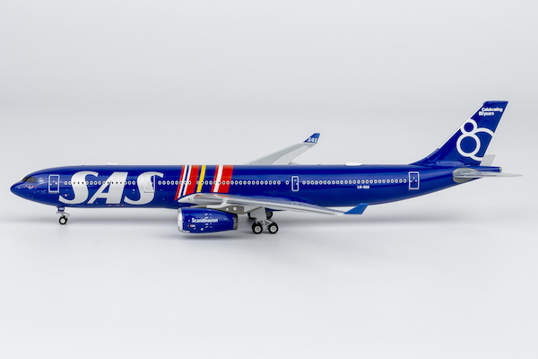 Airbus A330-300 SAS Scandinavian Airlines "Celebrating 80 Years" LN-RKR Luxurious Packaging 62087