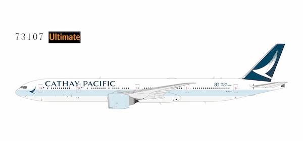Boeing 777-300ER Cathay Pacific Airways B-KPO large titles; "80 Years Together" sticker; Luxurious packaging 73107