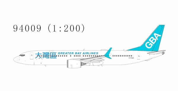 Boeing 737 MAX 9 Greater Bay Airlines B-KWA 94009