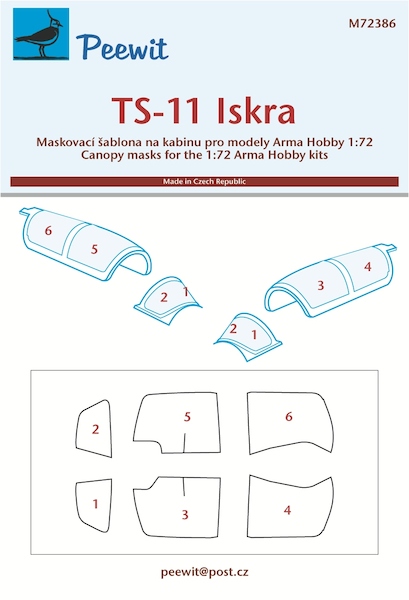 TS11 Iskra Canopy Mask (Arma Hobby) M72386