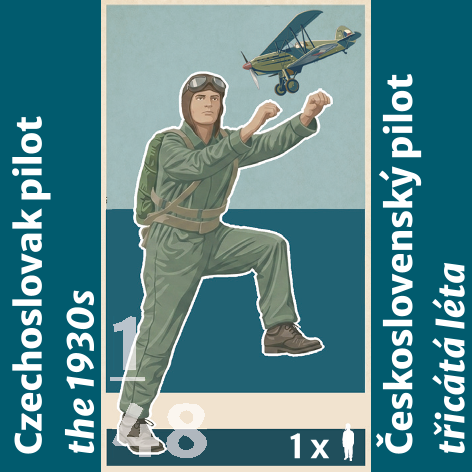 Czechoslovak Pilot in 1930 (1 figure) PEW46002