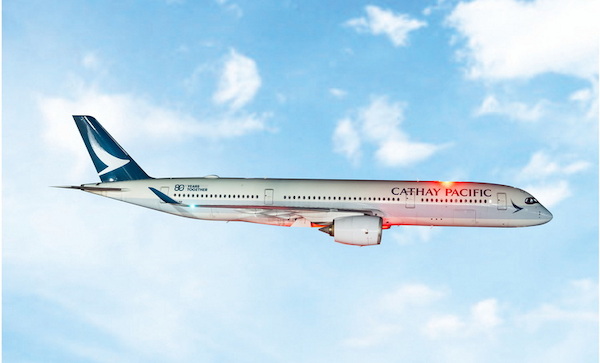 Airbus A350-900 Cathay Pacific 80 years B-LRP 04709