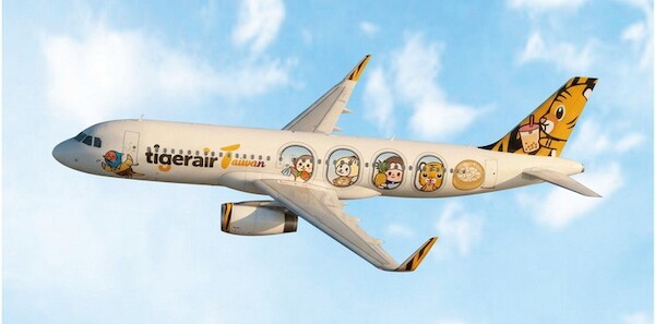 Airbus A320 Tigerair Taiwan Momotaro x Tigerbuddy B-50005 04717