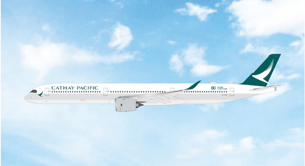 Airbus A350-1000 Cathay Pacific Airways 80 years B-LXD 04720