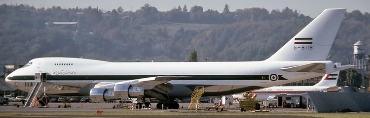 Boeing 747-200 Iran Air Force 5-8116 polish