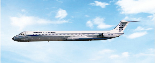 McDonnell Douglas MD81 Adria Airways YU-ANO 12123