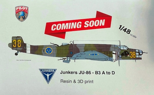Junkers Ju86A/D Swedish versions B3 A-D 48-A-ju86