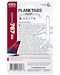 Keychain made of: Boeing 767-332-Delta Airlines N143DA (Dark Red)  N143DA DARKR