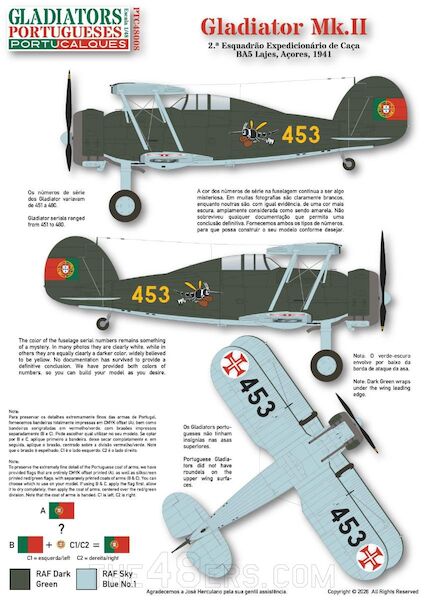 Gloster Gladiator Mk.II (Portugese AF) PTC48008