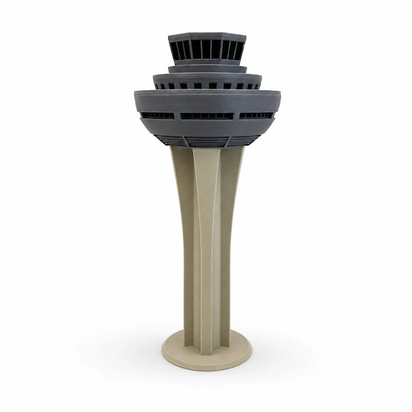 Madrid Barajas (MAD/LEMD) Airport Tower Model TOWER-MAD400