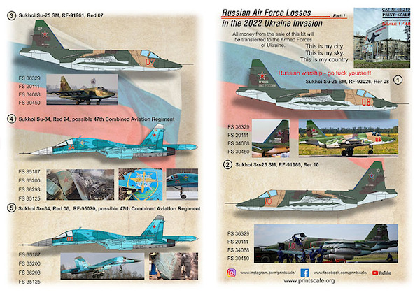 Russian Air Forces Losses in the 2022 Ukraine Invasion Part 1 PRS48-219
