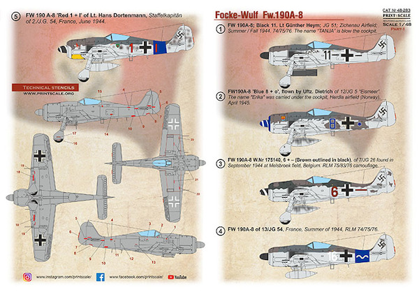 Focke Wulf Fw190A-8 Part 1 PRS48-283