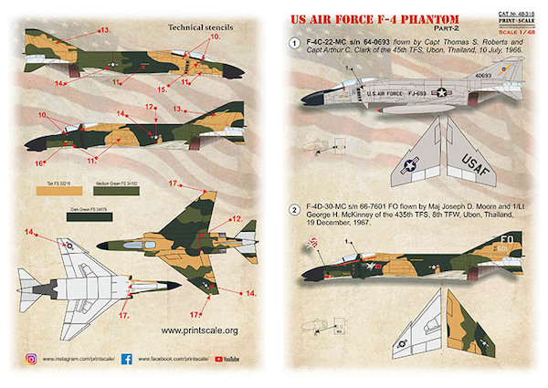 US Air Forces F-4C/D Phantom. Part 2 PRS48-316