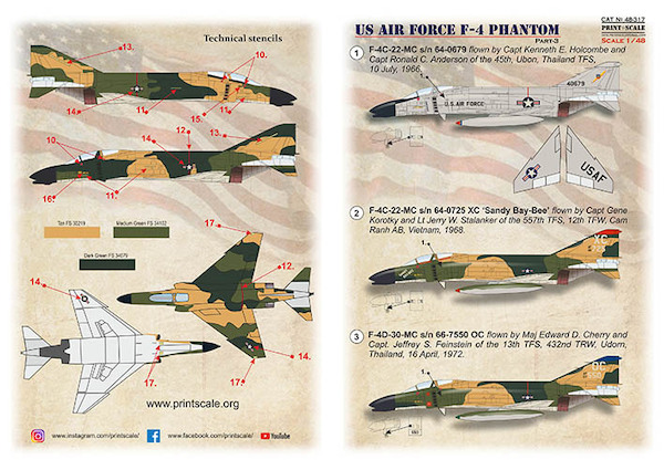 US Air Forces F-4C/D Phantom. Part 3 PRS48-317