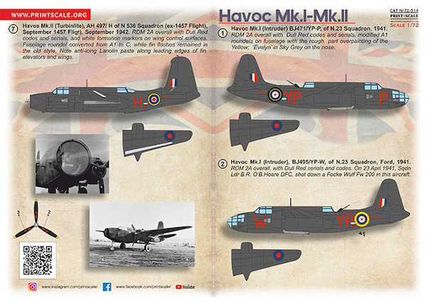 Douglas A20 Havoc MKI/MKII PRS72-514