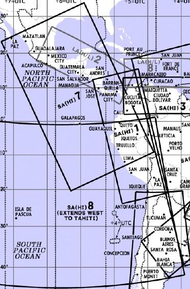 High Altitude Enroute Chart South America SA(HI)7/8