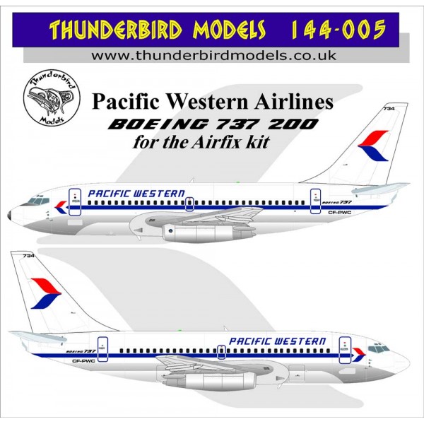 Boeing 737 200 Pacific Western Airlines Aviationmegastore Com