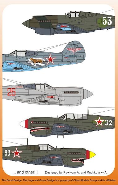 Curtiss P40B/C/E/K/M/N Warhawk in Russian service