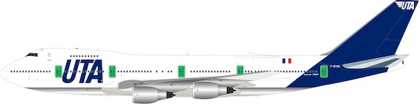 Boeing 747-200 UTA Union de Transports Aeriens F-BTDG with stand