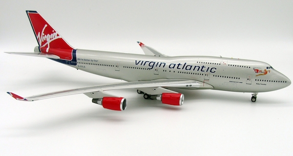 Boeing B747 400 Virgin Atlantic Airways Ruby Tuesday G Vxlg With Stand J Fox Models Jf 747 4 018