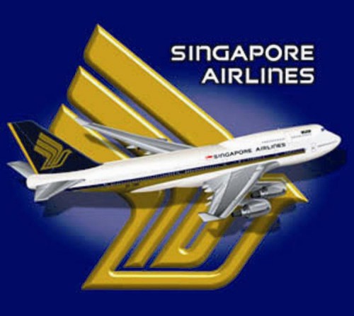 T-shirt: Boeing 747-400 Singapore Airlines