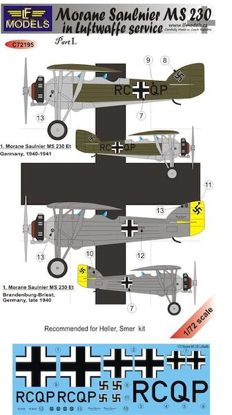 Morane Saulnier Ms230 In Luftwaffe Service Part 1