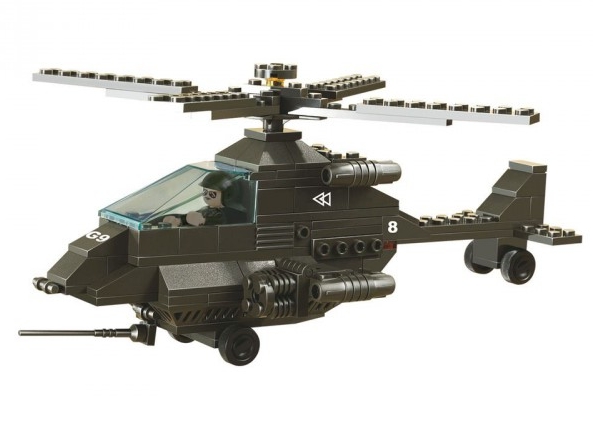 Sluban Toy Army Combat Helicopter 158 piece