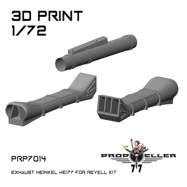 Exhausts for Heinkel He177 (Revell) PRP7014
