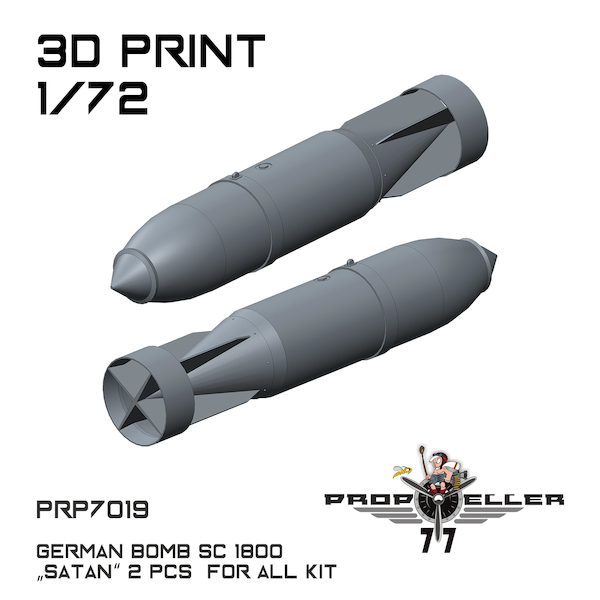 SC1800 "Satan" German Bombs (2x) PRP7019