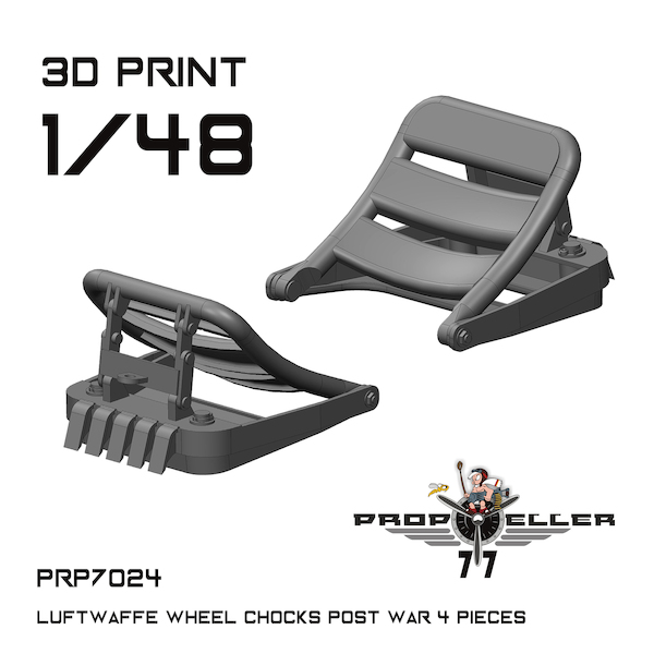 Luftwaffe Wheel Chocks Post war (4x) prp7024