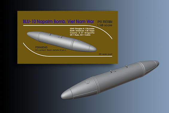 BLU10 Napalm Bomb, Vietnam War (2x) PSR48045