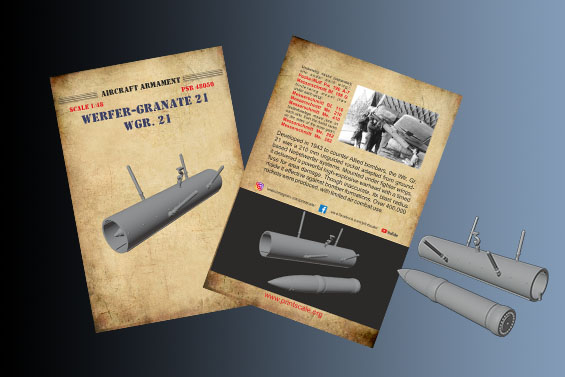 Werfer Granate 21 WGR21 (2x) for FW190 PSR72035