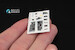 F16C Fighting Falcon Interior 3D Decal for Tamiya QD48037