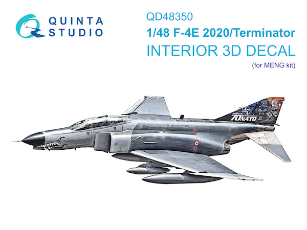 F-4E 2020 Terminator Interior 3D decal (for MENG kit) QD48350