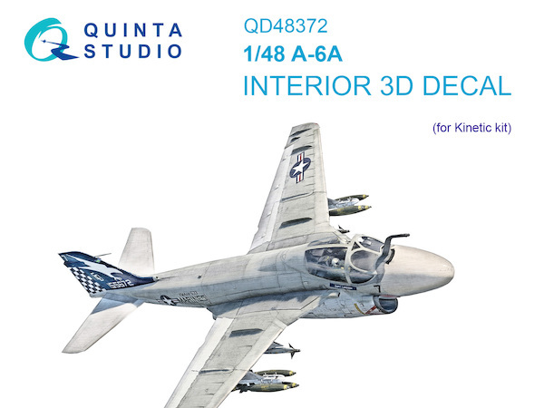 Grumman A6A Intruder Interior 3D Decal  for Kinetic  QD48372