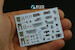 F-14A Tomcat interior 3D decal (for Hasegawa kit) QD72027