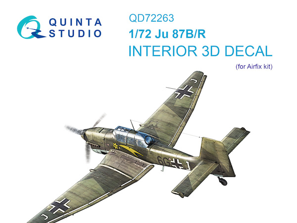 Junkers Ju87B/R Stuka Interior 3D Decal (Airfix) QD72263