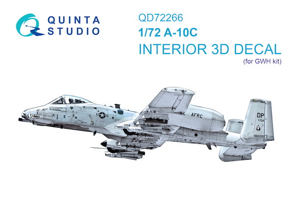 A10C Thunderbolt II Interior 3D Decal (Great Wall Hobby) QD72266