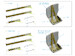 WWII Red Army AF Seatbelts TYPE 1 (for All Yakovlev Fighters Family) Interior 3D decal with Metal stickers (1 pcs for all kits) QR+48130
