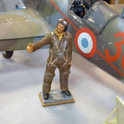 French pilot Officer 1940 for D520, H75, MB152, MS406 etc. RF32001
