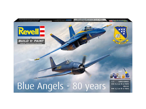 Gift Set "Blue Angels - 80 Years" (F/A18E Super Hornet and F6F-5 Hellcat) 05613