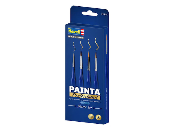 Painta Professional Bsic set, four Synthertichair brushes 39560