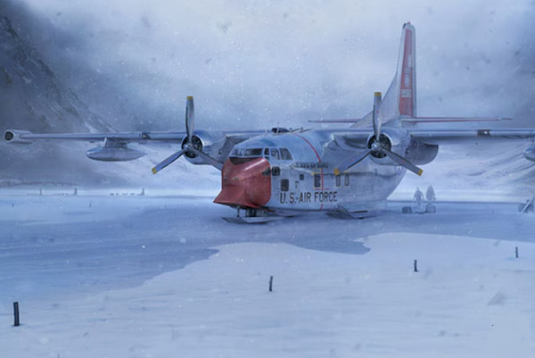 Fairchild C123 Provider with ski's (USAF) 065