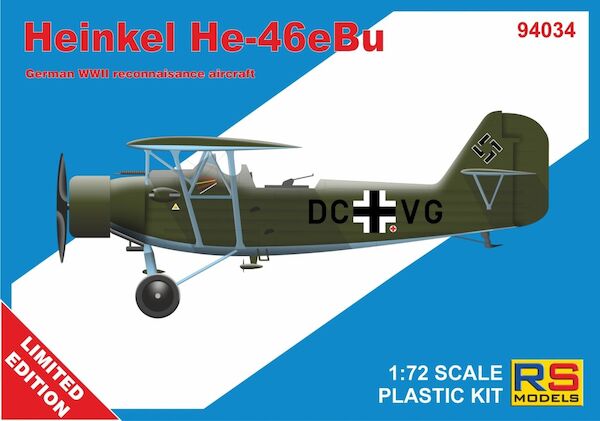 Heinkel He46 eBu German WWII Reconaissance Aircraft 94034