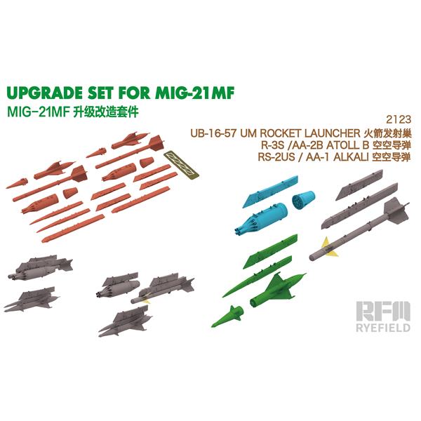 MiG-21MF Weapon set (Ryefield Models) RFM2122