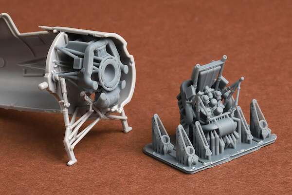 Grumman M-2 Wildcat undercarriage bay update set for Arma Hobby SBS72108